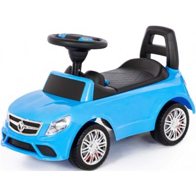 Автомобиль-каталка SuperCar №3 со звуком (голубая) (Артикул: 59497)