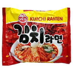 Лапша б\п со вкусом кимчи Кимчи Мен Оттоги/Ottogi, Корея, 120 г
