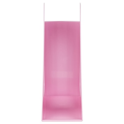 Лоток вертикальный для бумаг СТАММ "Фаворит" розовый (ЛТВ-31276) ширина 90мм
