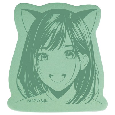 Блок самоклеящийся фигурный MESHU "Anime girl" 40л. (MS_54256)