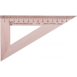 Треугольник деревянный 16см 30° (Артикул: 34583)
