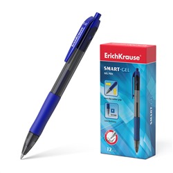 Ручка гелевая автомат. ErichKrause "Smart-Gel" (39011) синяя, 0.5мм