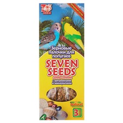 Палочки "Seven Seeds" для попугаев, витамины и минералы, 3 шт, 90 г