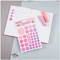 Наклейки на листе "Beauty planner pink" (MS_41677, MESHU) 12*21см