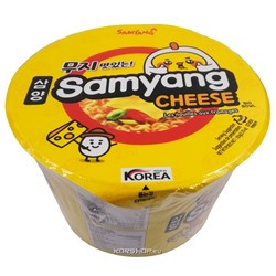Лапша б/п со вкусом сыра Cheese Samyang, Корея, 105 г