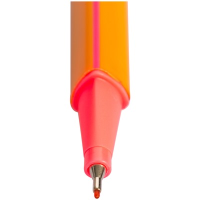 Ручка капиллярная Berlingo "Rapido" розовая 0.4мм (CK_40108) трехгранный корпус