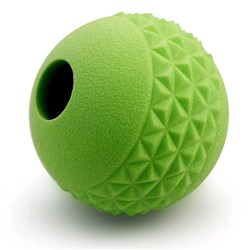 Игрушка для собак Triol AROMA "Мяч", TPR, аромат яблока, 6,4 см, зелёная