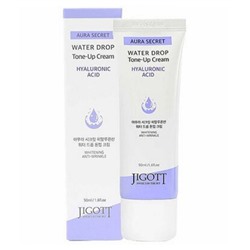 Jigott Осветляющий крем с гиалуроновой кислотой / Aura Secret Hyaluronic Acid Water Drop Tone Up Cream, 50 мл