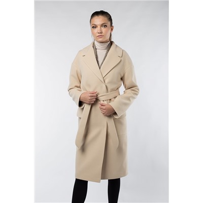 01-09024 Пальто женское демисезонное (пояс)