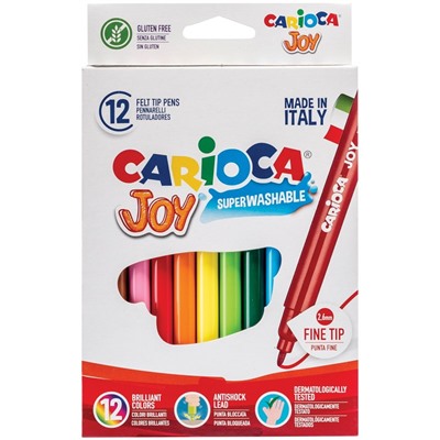 Фломастеры "Carioca JOY" 12цв. в карт.уп. (40614, Италия)