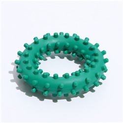 Игрушка "Кольцо с шипами №2", 6,8 см, зелёная