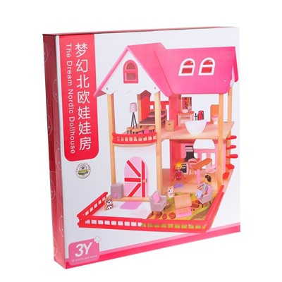 Кукольный дом с мебелью «Сказка» 54×8×55,9 см