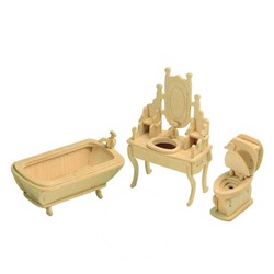 Сборная деревянная модель «Ванная комната»