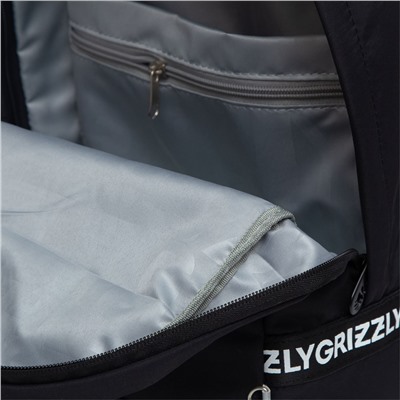 Рюкзак GRIZZLY (RXL-327-2) 37,5*24*12см, цвет черный, укрепленная спинка