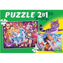 Puzzle 2 в 1 "Мир аниме №4" 104 эл. (П104-8109)