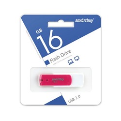 Флеш-накопитель  16Гб "Smartbuy Diamond" Pink (SB16GBDP)