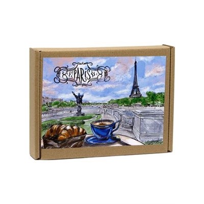 Пазлы деревянные  108 элементов "Гастрономическое путешествие. Париж" (98003)