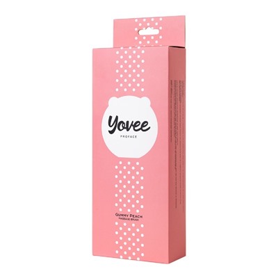 Массажер для лица Yovee Gummy Peach, розовый, 15 см