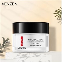 SALE! Venzen, Глубоко увлажняющий крем для лица с ниацинамидом, Nicotinamide Hydrating Moisturizing Soft Cream, 50 гр.
