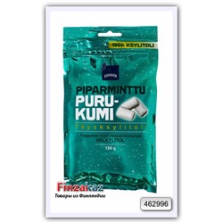 Жевательная резинка со вкусом перечной мяты Rainbow purukumi piparminttu täysksylitoli 130 гр