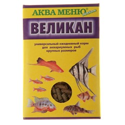 Корм Аква меню "Великан" для рыб, 35 г