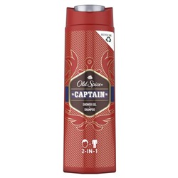 Гель для душа и шампунь 2 в 1 Old Spice Captain, 400 мл