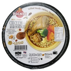 Лапша б/п со вкусом курицы Picnic (чашка), Таиланд, 70 г