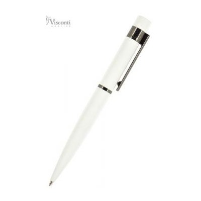 Ручка автоматическая шариковая 1.0мм "VERONA" синяя, белый металлический корпус 20-0243 Bruno Visconti {Китай}