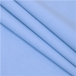 Ткань на отрез Тик гладкокрашеный 80 см арт 126 Тейково голубой