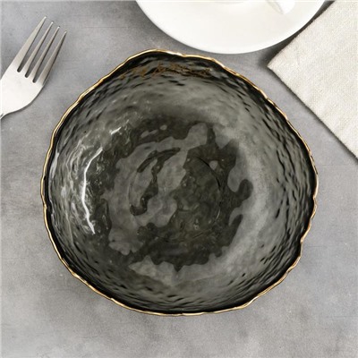 Салатник «Чудеса», 750 мл, d=16 см, цвет чёрный