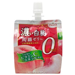 Питьевое желе с конняку со вкусом белого персика Tarami (0 ккал), Япония, 150 г