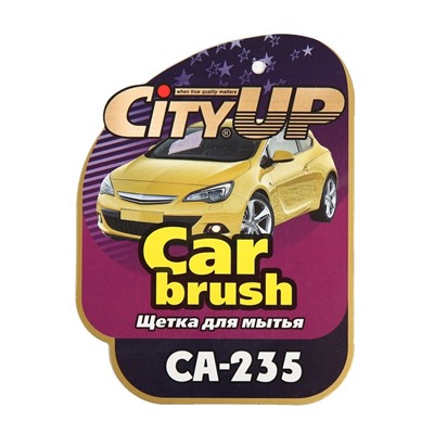 Щетка для мытья CityUP, CA-235, под шланг, 35 см