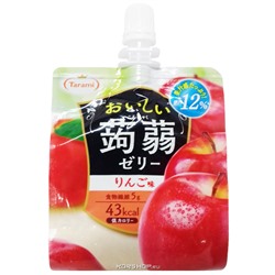 Питьевое желе Конняку со вкусом яблока Tarami, Япония, 150 г.