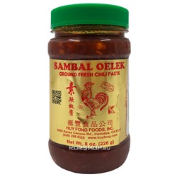 Острый соус Sambal Oelek Huy Fong Foods, США, 226 г