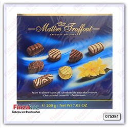 Шоколадные конфеты "Ассорти" Maitre Truffout 200 гр