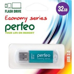 USB-флеш-накопитель PERFEO 32GB E01 Green economy series Perfeo {Тайвань}