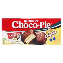 Шоколадные пирожные Чоко Пай (Choco Pie) Orion (6 шт.), 180 г Акция