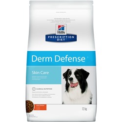 Сухой корм Hill's PD derm defense Skin Care для собак, при дерматите, курица, 12 кг