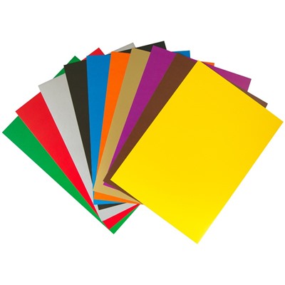 Цветной картон Мульти-Пульти А4 10л. 10цв. (КЦ10-10ц_13981) мелованный, в папке
