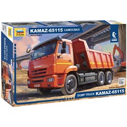 Модель для сборки "Самосвал Kamaz-65115" 1:35 (3650, "ZVEZDA")