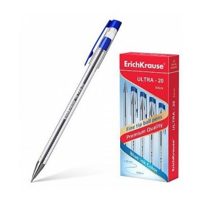 Ручка шариковая ULTRA L-20 синяя 0.7мм 13875 Erich Krause {Индия}