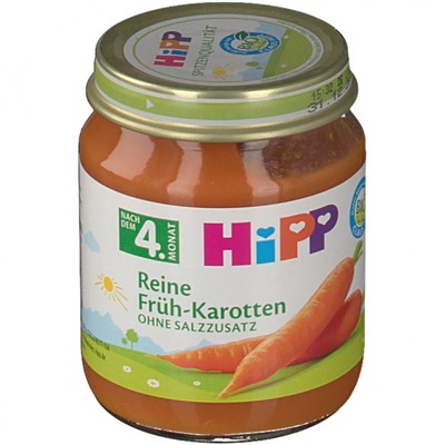 HiPP (Хипп) Reine Fruh-Karotten 125 г