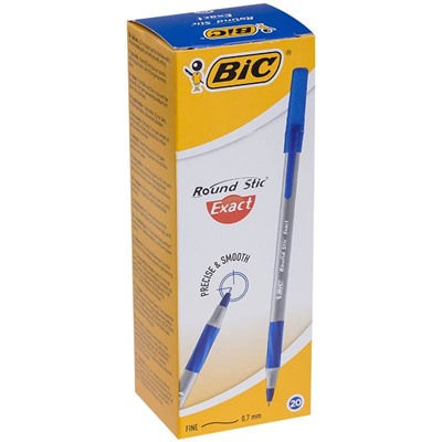 Ручка шар. Bic "Round Stic Exact" синяя (918543) 0.7мм