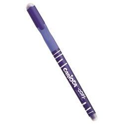 Ручка гелевая Carioca "OOPS" стираемая, 0.7мм синяя (43039/02) трехгранная