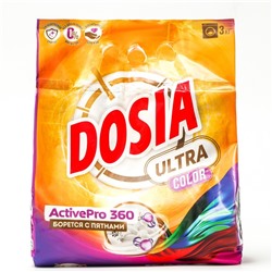 Порошок для автоматических стиральных машин и ручной стирки Dosia Ultra Color 3кг