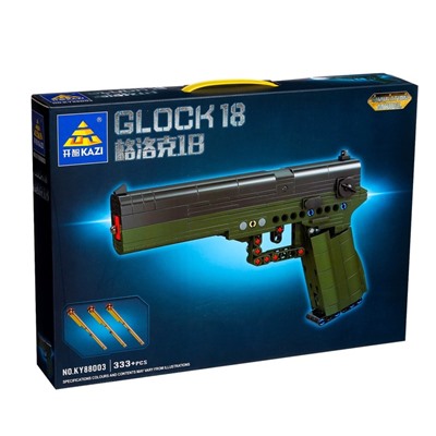 Конструктор Оружие Техно GLOCK 18, 333 детали