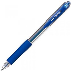 Ручка автоматическая шариковая SN-100 "Laknock" синяя (66270) Uni Mitsubishi Pencil {Япония}
