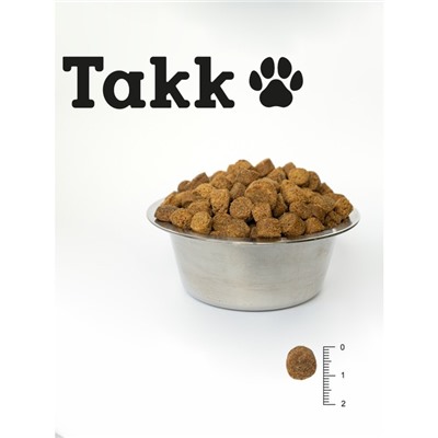 Сухой корм TAKK для собак крупных пород, мясное ассорти говядина/курица, 15кг