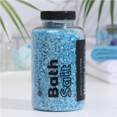 Соль для ванны NEON BLAZE, "Crystal blue", 500 г