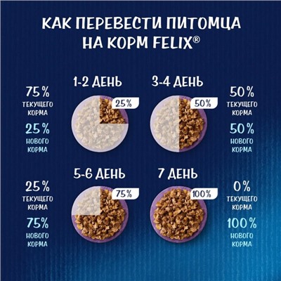 Влажный корм FELIX Sensations для кошек, утка/морковь в соусе, пауч, 85 г